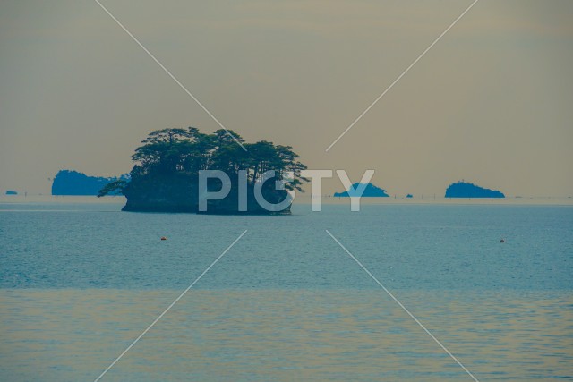 日本三景・松島の風景