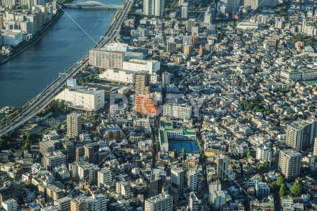 隅田川と東京の街