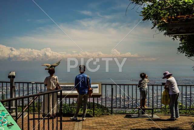 六甲山の展望台