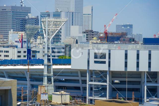 横浜スタジアムのある風景