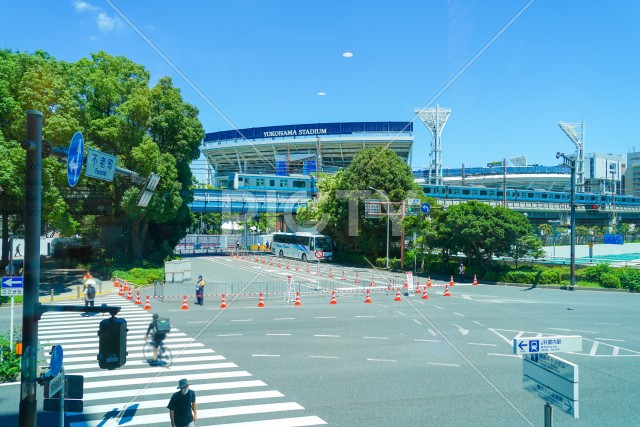 横浜スタジアムのある風景