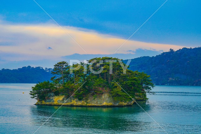 日本三景・松島の風景