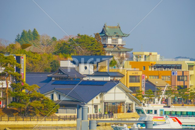 松島の街並み（日本三景）