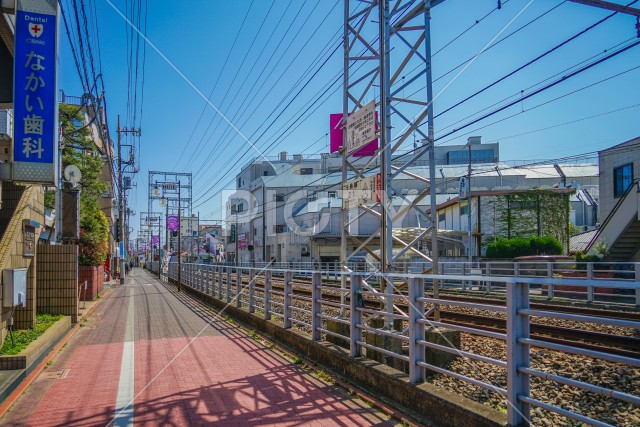 東急池上線の線路