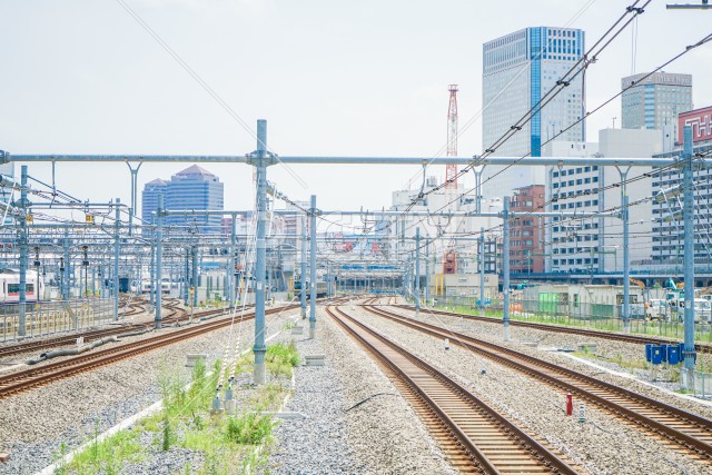 高輪ゲートウェイの線路