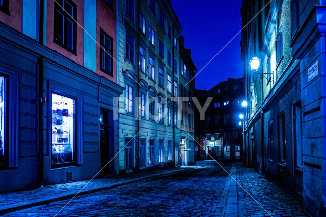 スウェーデン・ストックホルムの夜景