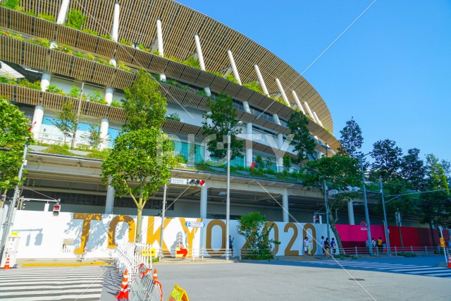 新国立競技場のある風景