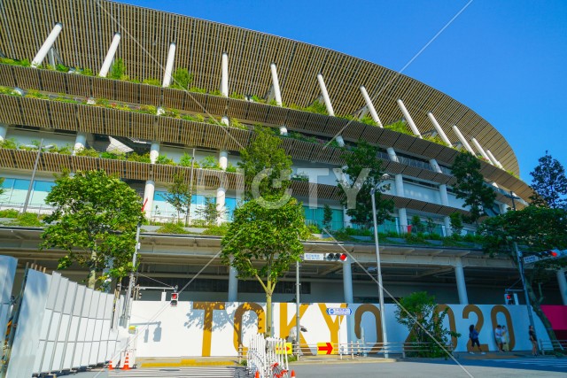 新国立競技場のある風景