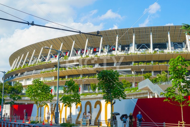 新国立競技場のある風景