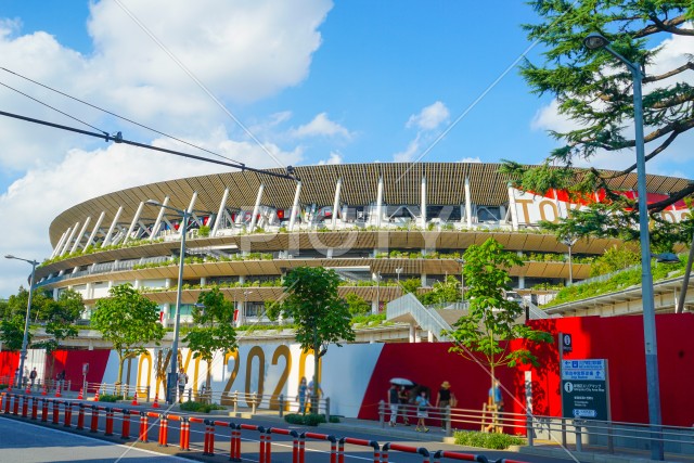 新国立競技場のある風景