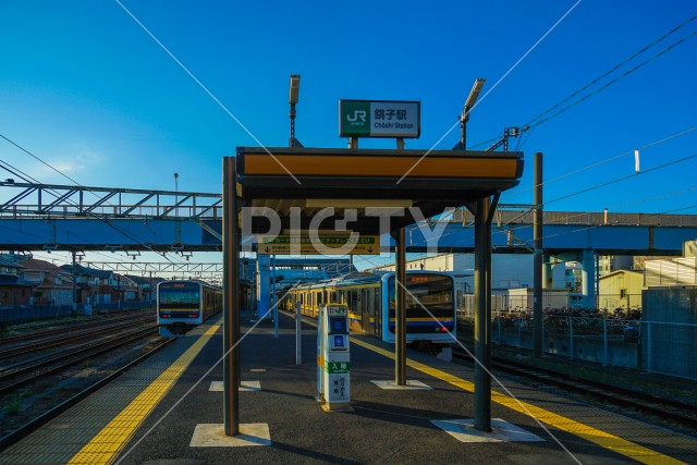 銚子駅のホーム