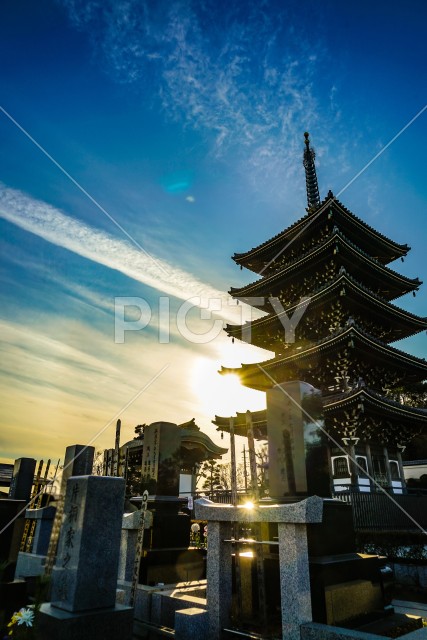 五重塔（川崎市香林寺）