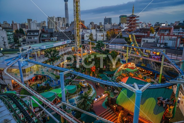 浅草の街並み（東京都台東区）