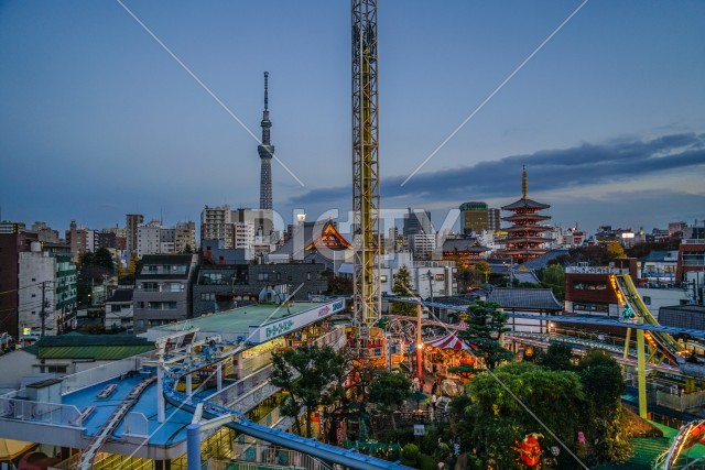 浅草の街並み（東京都台東区）