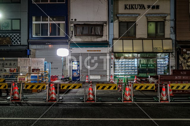 日本の工事現場