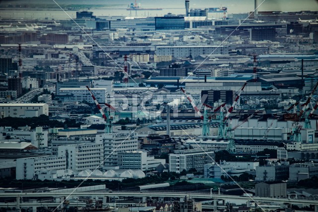 京浜工業地帯の風景