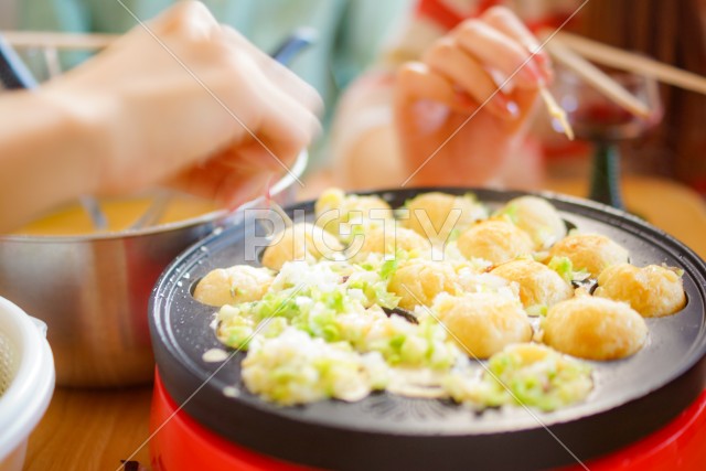 たこ焼きパーティーのイメージ