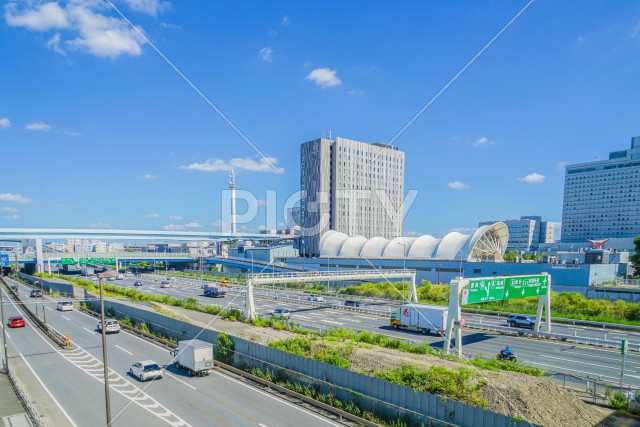 東京都江東区の街並み