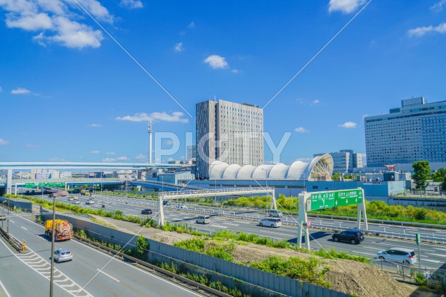 東京都江東区の街並み