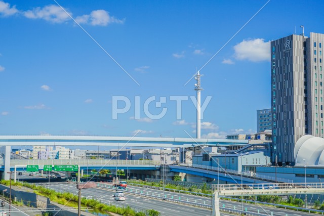 東京都江東区の街並み