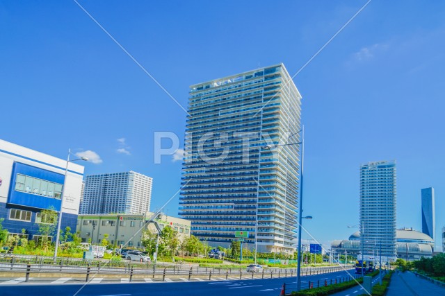 東京都江東区の街並み