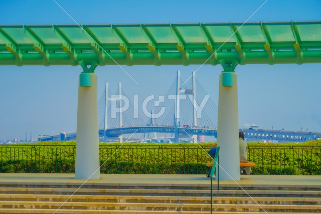 港の見える丘公園から見える風景