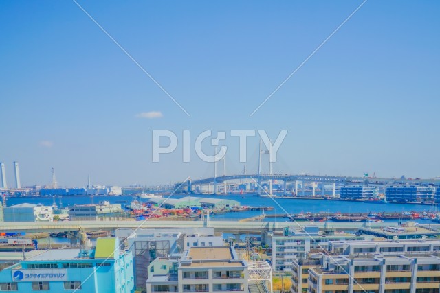 港の見える丘公園から見える風景