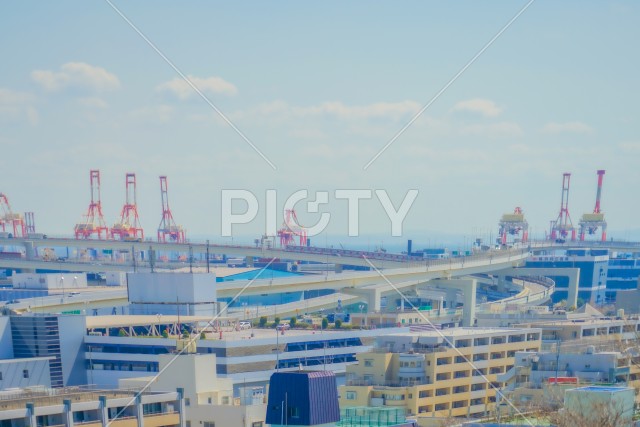 港の見える丘公園から見える風景