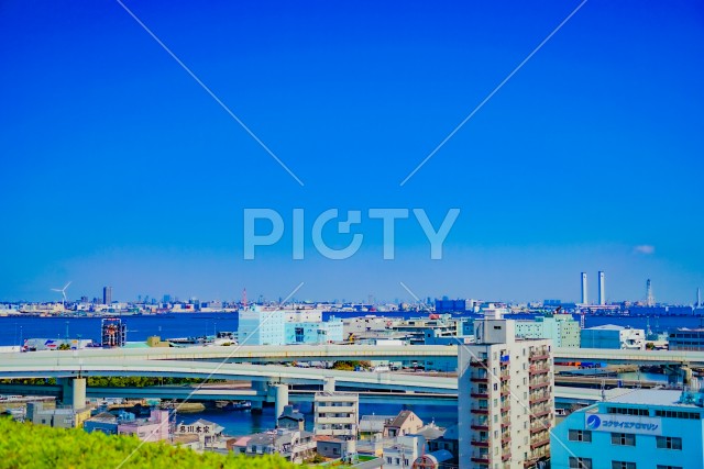 港の見える丘公園から見える風景