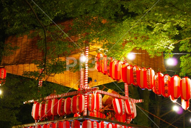 夏祭りの櫓（やぐら）