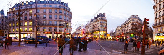 フランス・パリの街並み