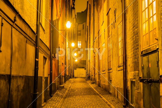 ガムラスタン旧市街の夜景