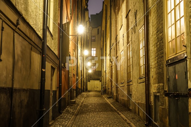 ガムラスタン旧市街の夜景