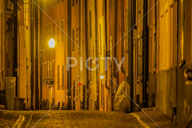 ガムラスタン旧市街の夜景