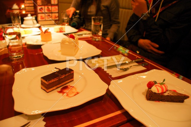 美味しそうなチョコレートケーキのイメージ