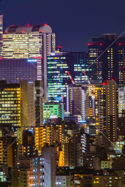 新宿の夜景（文京シビックセンターから撮影）