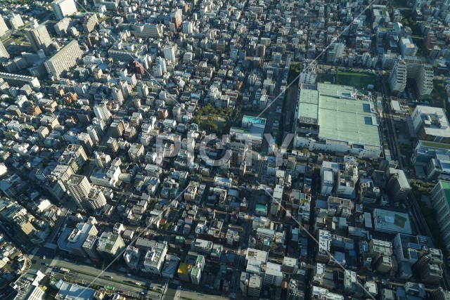 東京の街並み（東京スカイツリーから撮影）