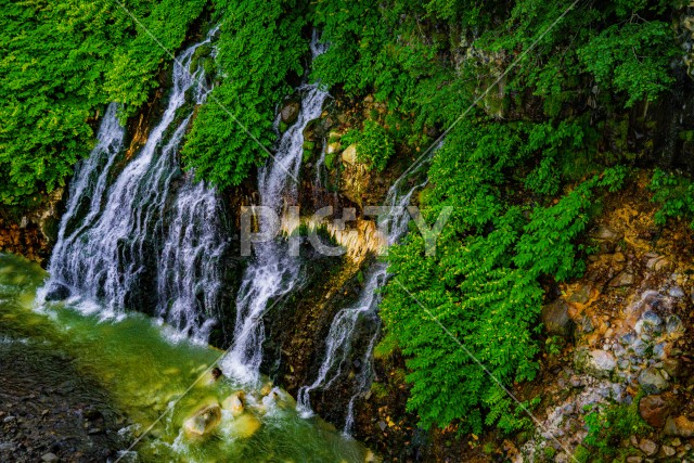 白ひげの滝（北海道美瑛町）