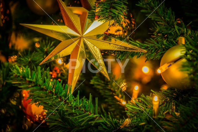 クリスマスツリーの装飾