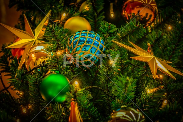 クリスマスツリーの装飾