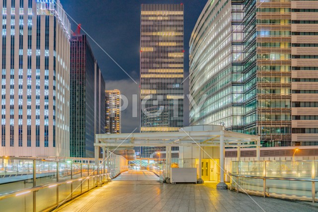 横浜みなとみらいの夜景