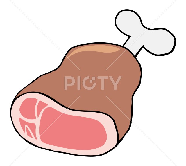 食欲や体力ケージアイコンにも使える 骨付き肉
