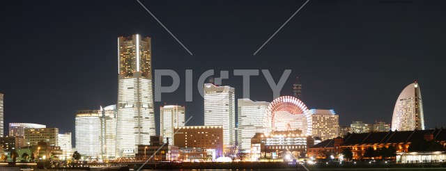 横浜夜景（パノラマ）