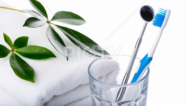 歯ブラシ・タオル・洗面のイメージ