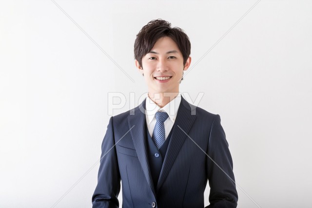 日本人の男性ビジネスマンのポートレート
