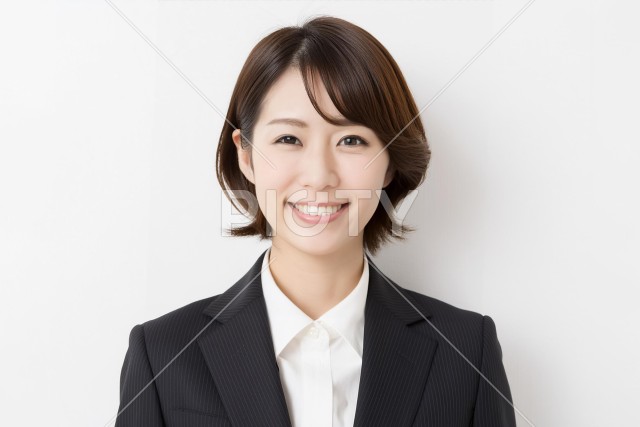 日本人の女性ビジネスウーマンのポートレート