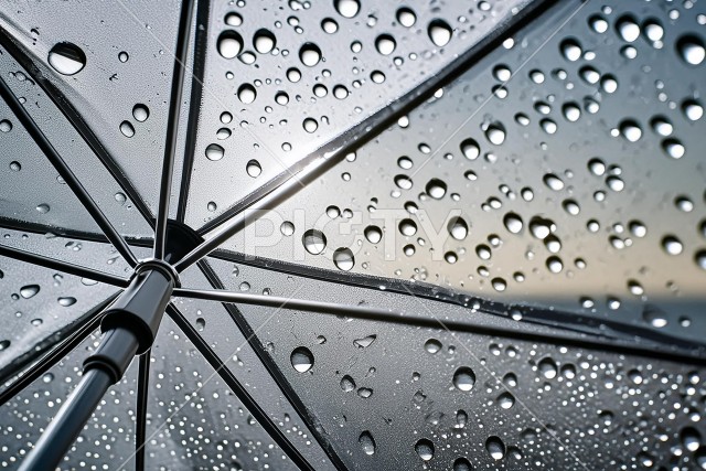 傘と雫イメージ