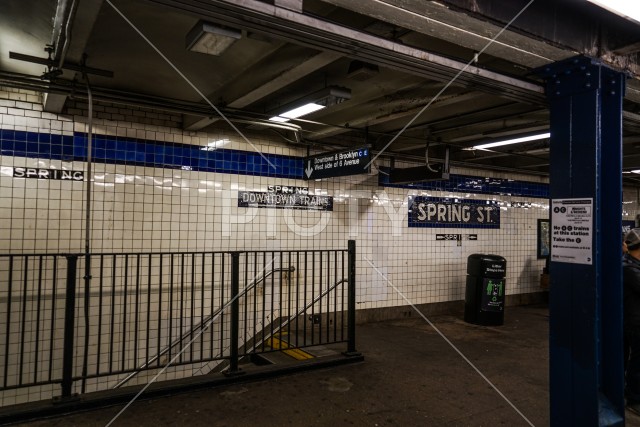 ニューヨークの地下鉄のイメージ