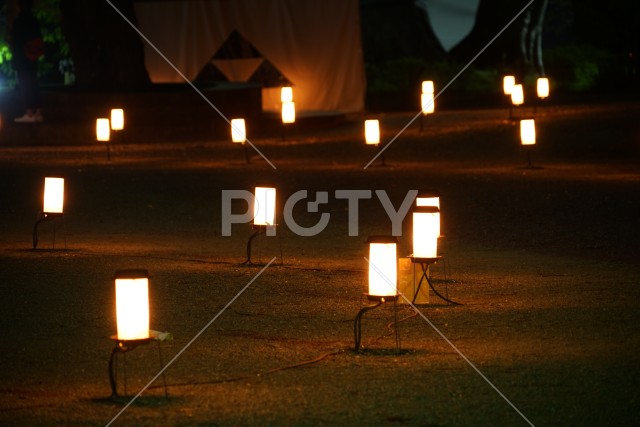 小田原城の提灯のイメージ