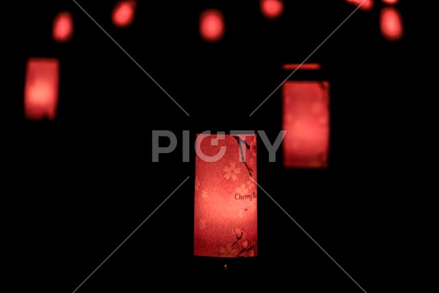 小田原城の提灯のイメージ
